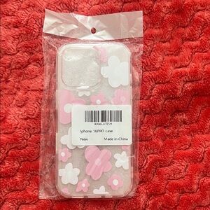 Floral Pink iPhone 16 Pro Case